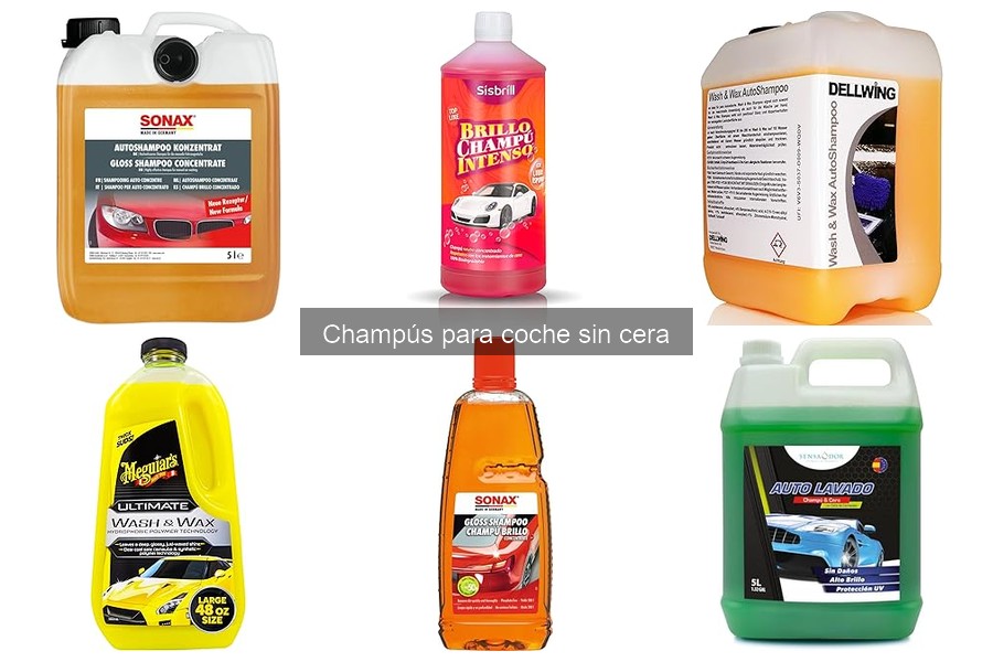 ¿Qué es un champú para coche sin cera? Descúbrelo aquí
