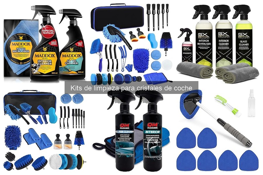 ¿Qué es un kit de limpieza para cristales de coche?