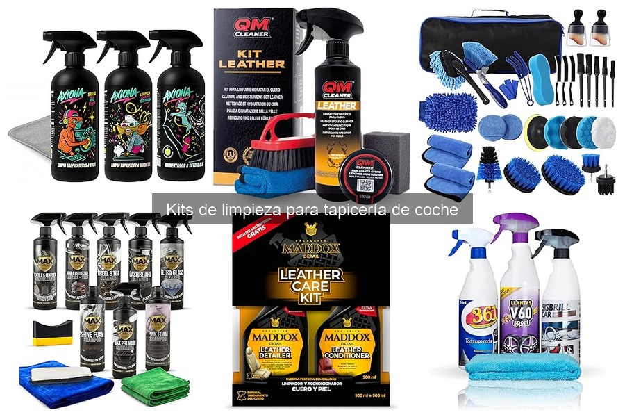 ¿Qué es un kit de limpieza para tapicería de coche?