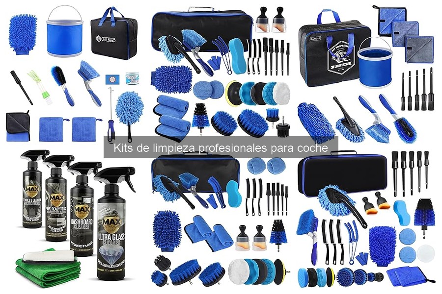 ¿Qué es un kit de limpieza profesional para coche?