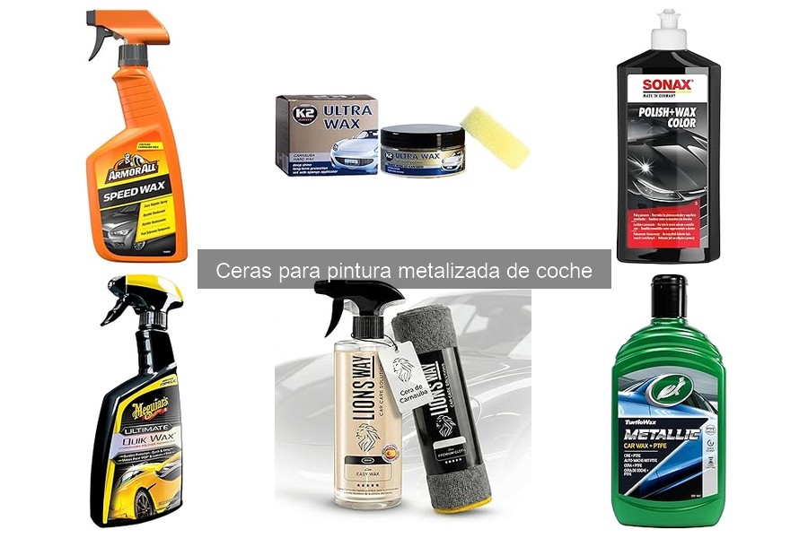 ¿Qué es una cera para pintura metalizada de coche?