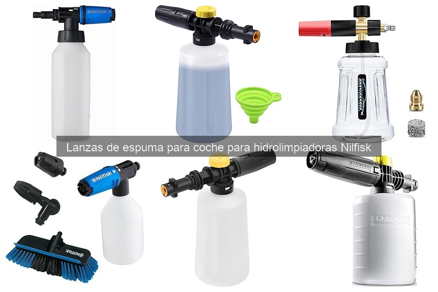 ¿Qué es una lanza de espuma para coche? Descubre su función