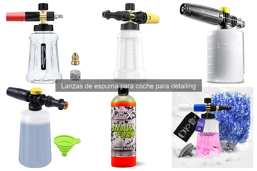 ¿Qué es una lanza de espuma para coche? Descúbrelo aquí
