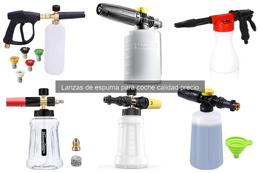 ¿Qué es una lanza de espuma para coche y cómo funciona?