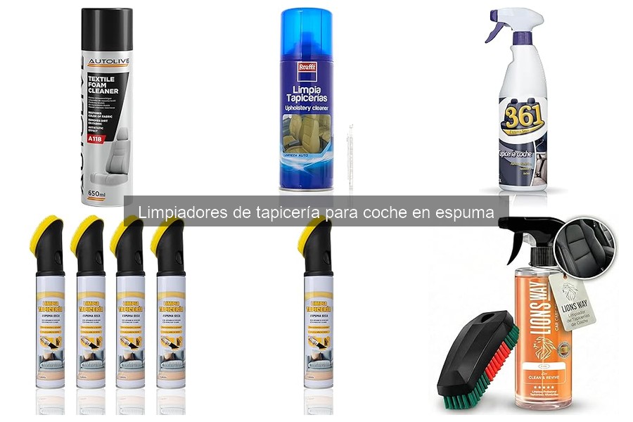 ¿Qué hacer si el limpiador de tapicería en espuma no quita las manchas?