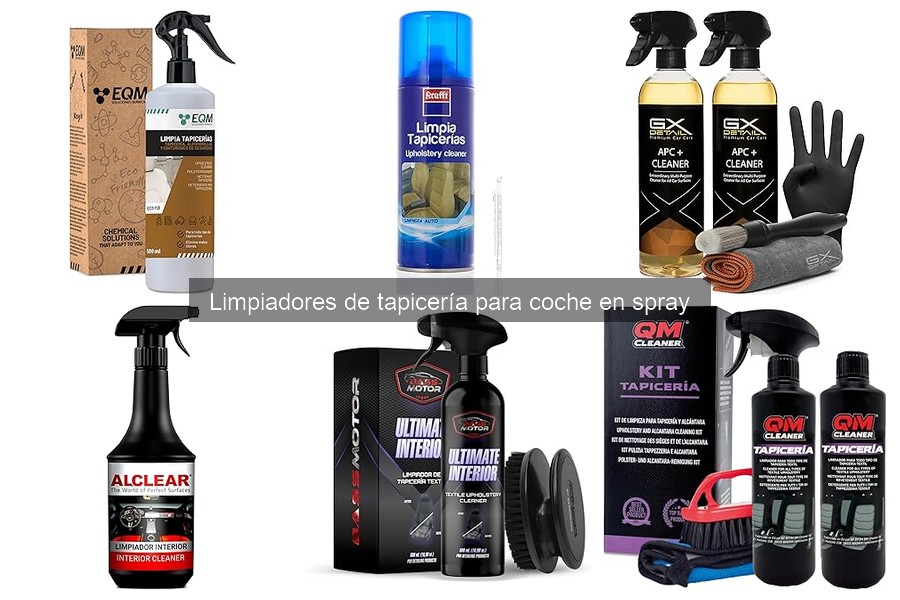 ¿Qué hacer si el limpiador de tapicería en spray deja residuos?