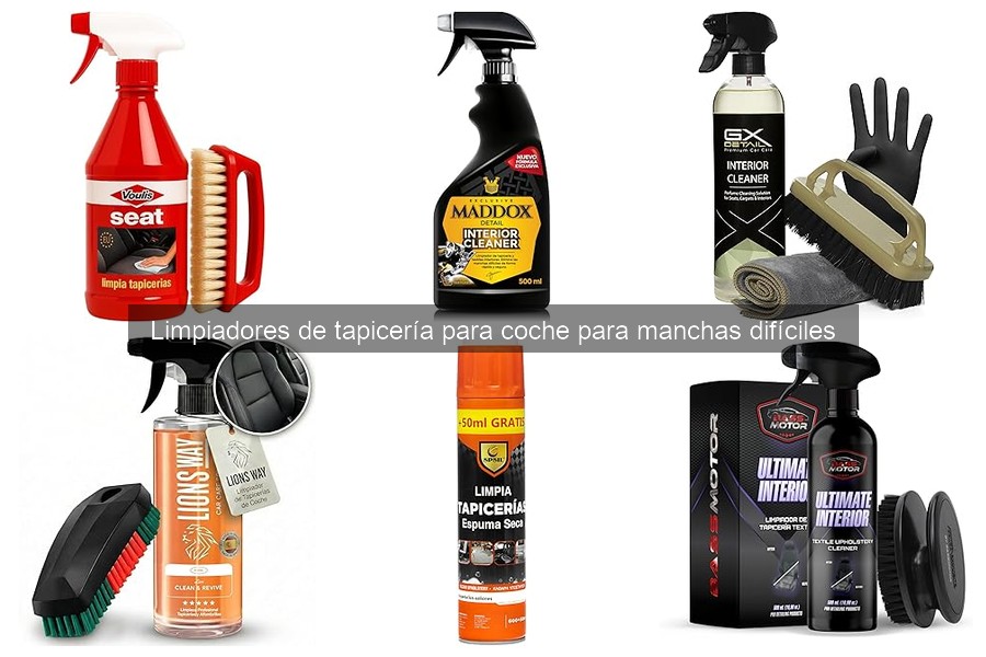 ¿Qué hacer si el limpiador de tapicería no elimina la mancha?