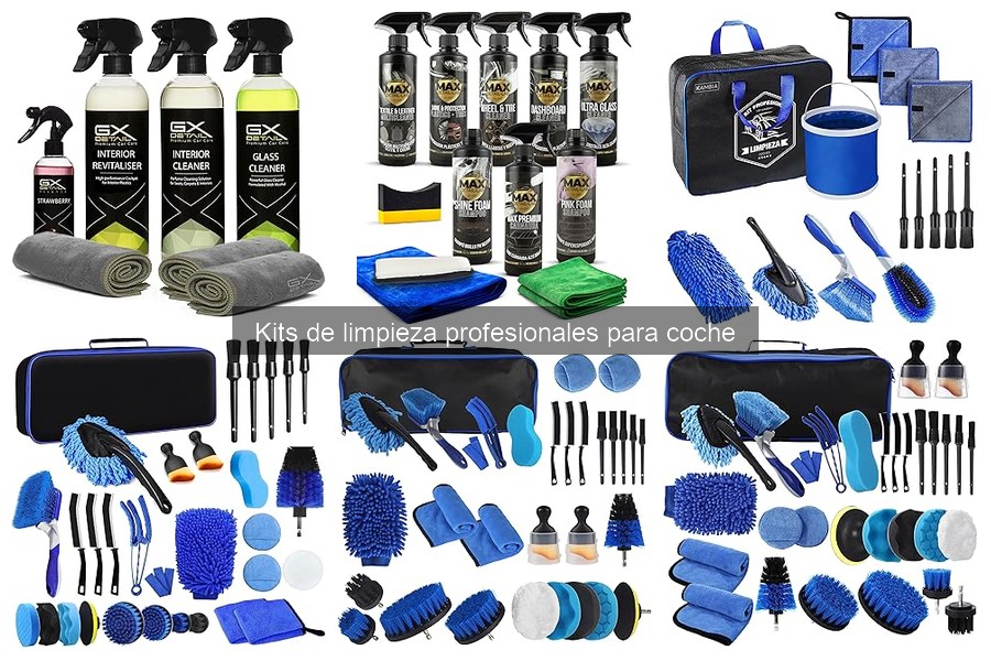 Qué incluir en un kit de limpieza profesional para coche