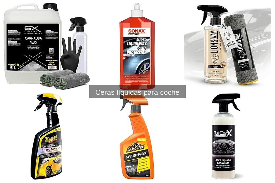¿Qué son las ceras líquidas para coche? Descubre su función
