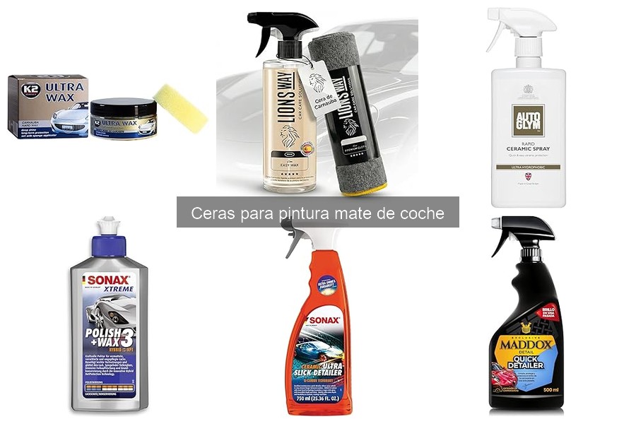 ¿Qué son las ceras para pintura mate de coche? Brillo y protección