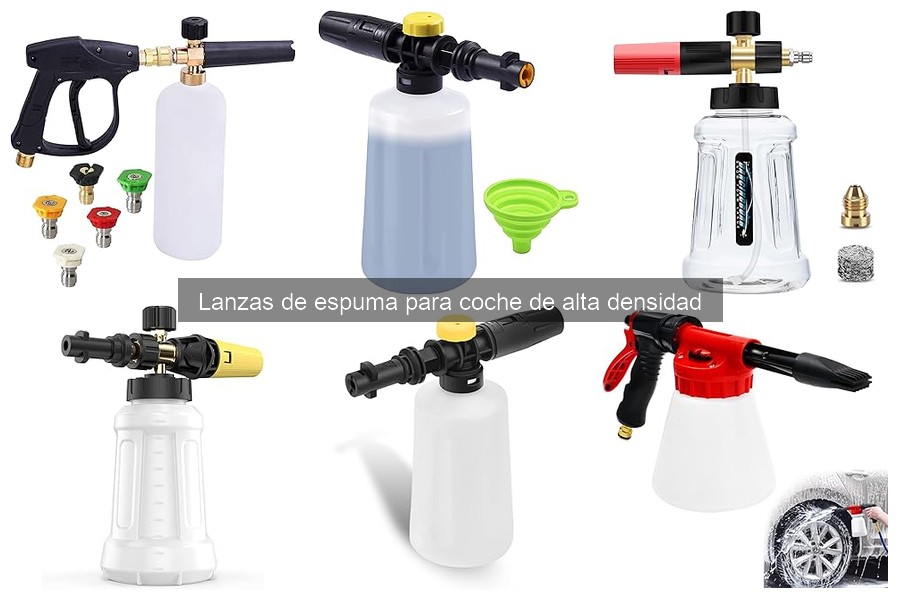 ¿Qué son las lanzas de espuma para coche? Guía básica