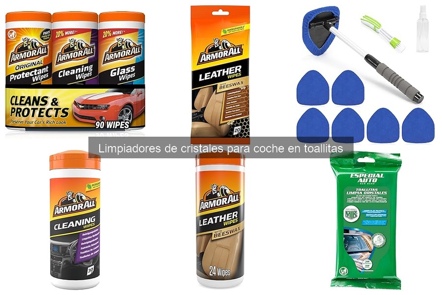 ¿Qué son las toallitas limpiadoras de cristales para coche?