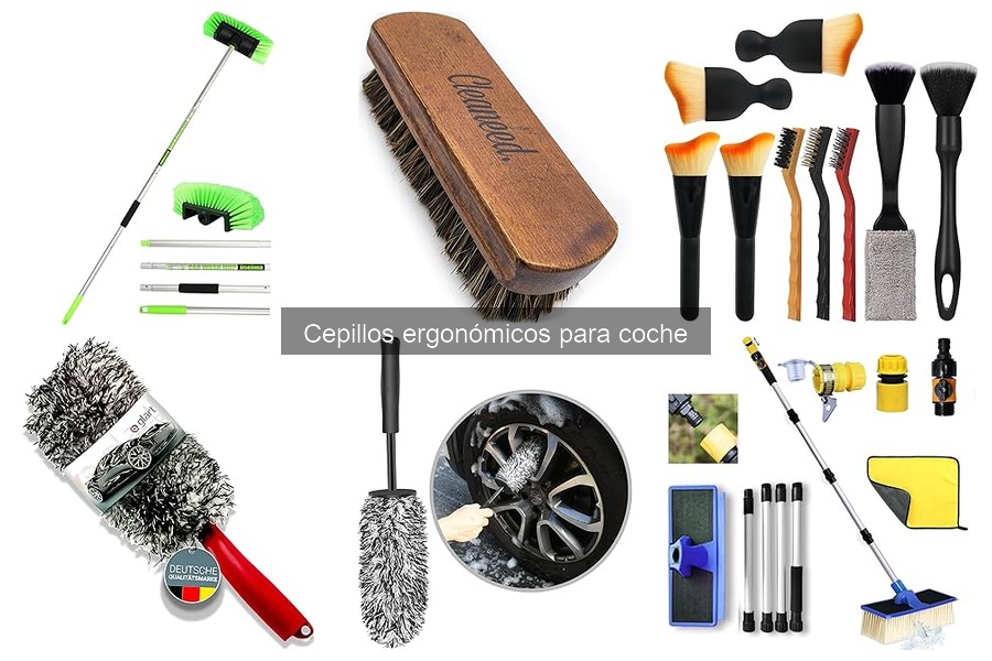¿Qué son los cepillos ergonómicos para coche? Beneficios