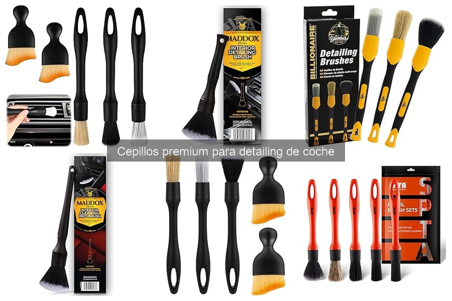 Qué son los cepillos premium para detailing de coche