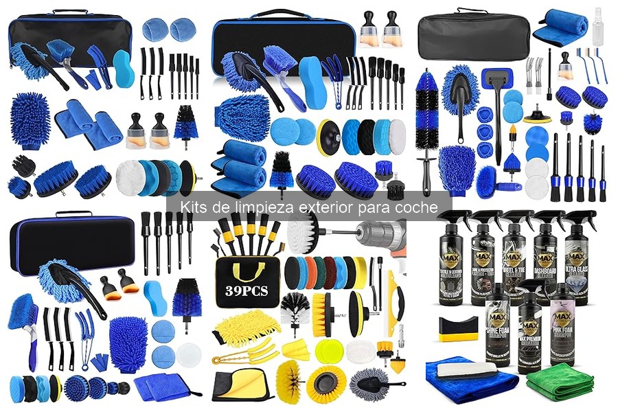 ¿Qué son los kits de limpieza exterior para coches?