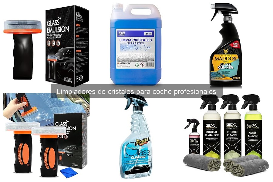 ¿Qué son los limpiadores de cristales profesionales para coche?