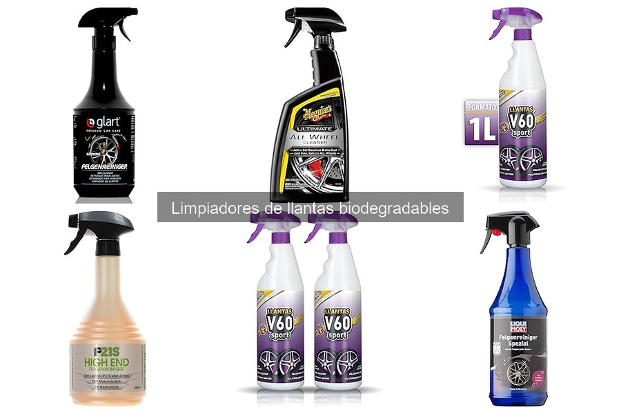 ¿Qué son los limpiadores de llantas biodegradables?