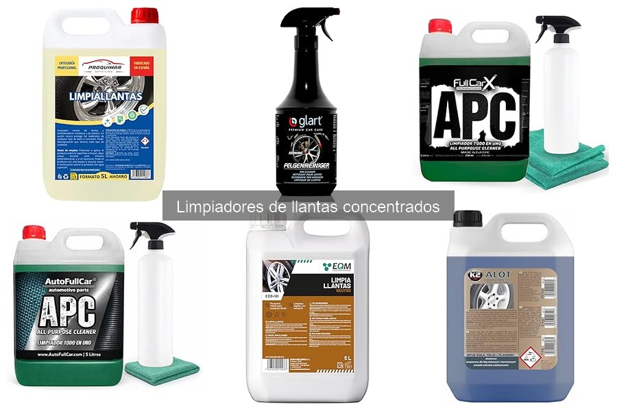 ¿Qué son los limpiadores de llantas concentrados? Guía completa