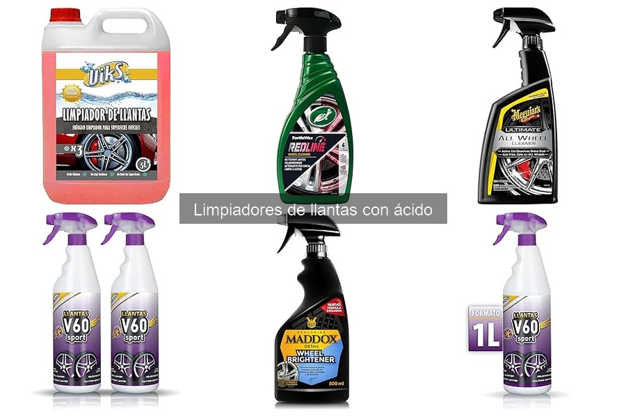 Reseñas de usuarios sobre limpiadores de llantas con ácido
