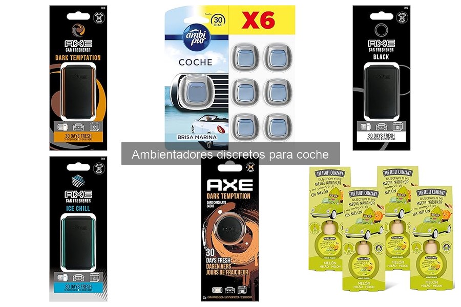 Tipos de Ambientadores Discretos para Coche: Gel, Spray y Clips