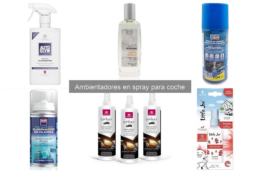 Tipos de ambientadores en spray para coche: características y beneficios