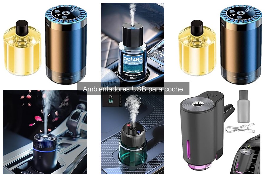 Tipos de ambientadores USB para coche: Guía completa