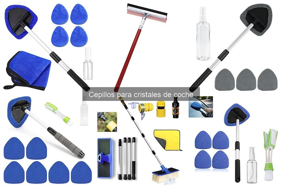 Tipos de cepillos para cristales de coche: guía completa