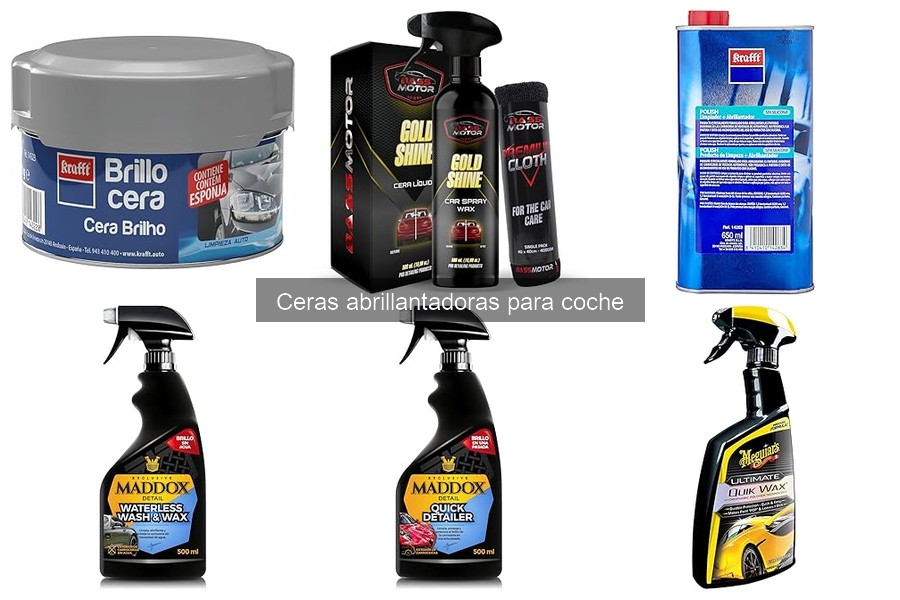Tipos de ceras abrillantadoras para coche: guía completa