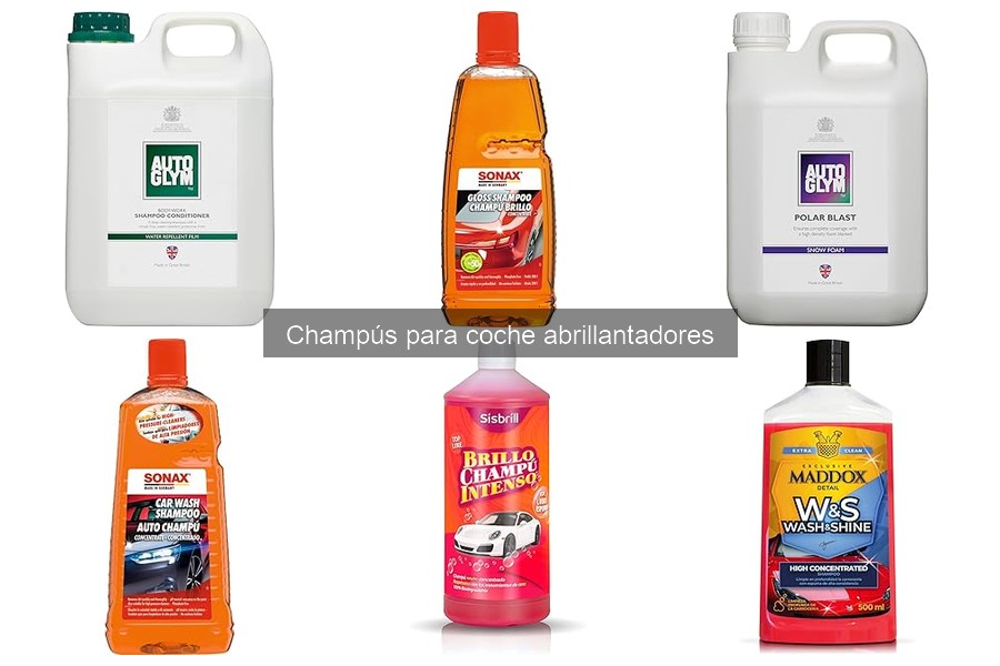 Tipos de Champús Abrillantadores para Coche: Guía Completa