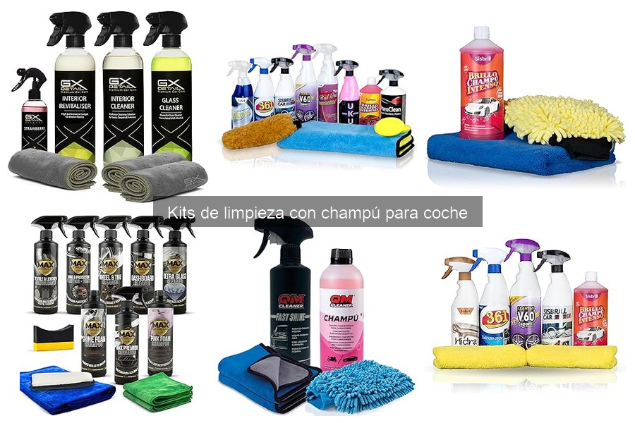 Tipos de champús para limpiar coches: guía completa