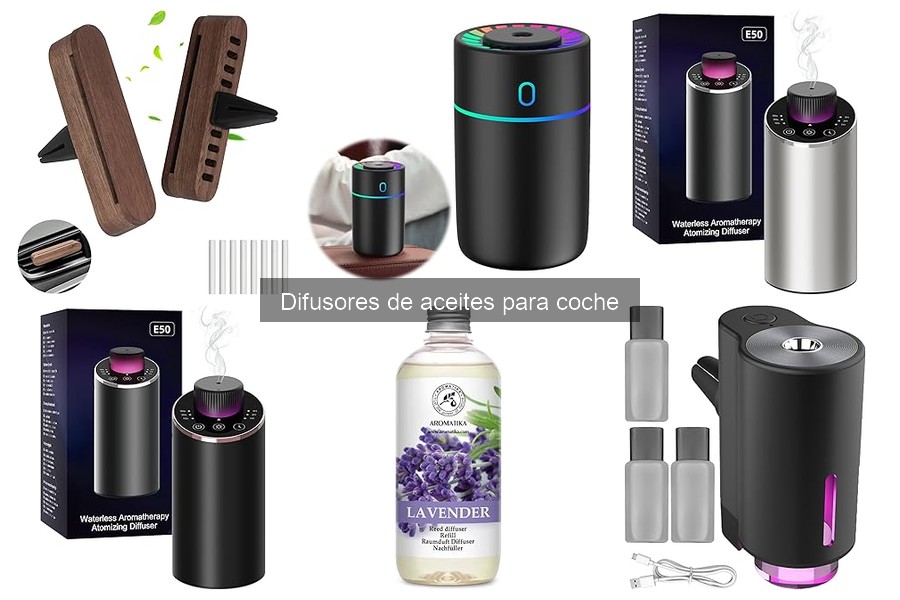 Tipos de difusores de aceites para coche: guía completa
