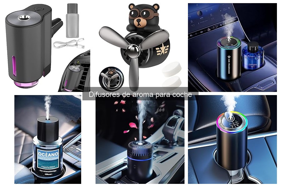Tipos de difusores de aroma para coche: guía completa