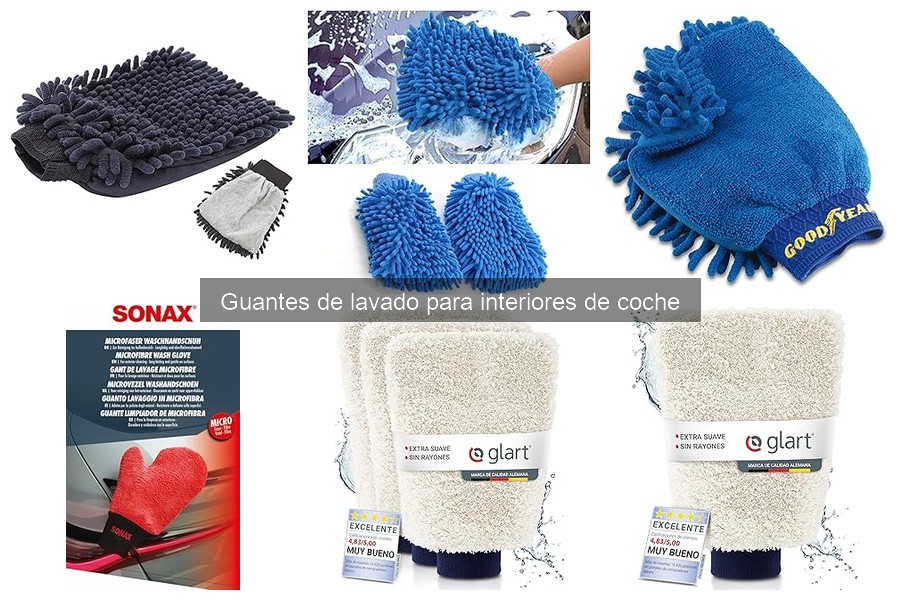 Tipos de Guantes de Lavado para el Interior del Coche