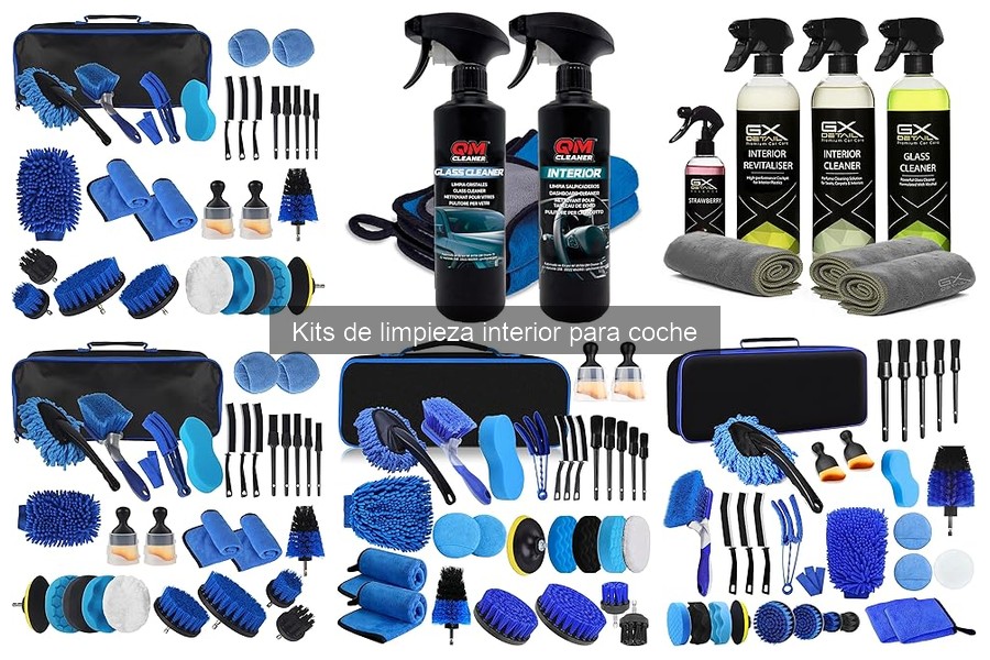 Tipos de kits de limpieza interior para coche: ¡elige el mejor!