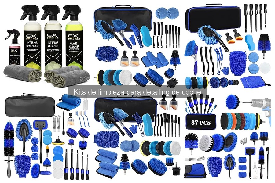 Tipos de kits de limpieza para detailing de coche ¡Descúbrelos!