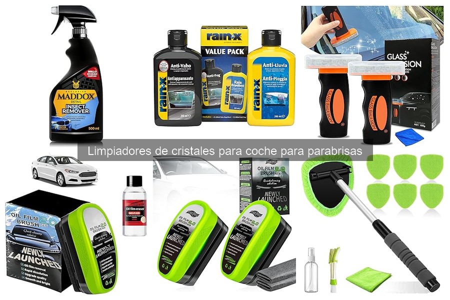 Tipos de limpiadores de cristales para parabrisas de coche