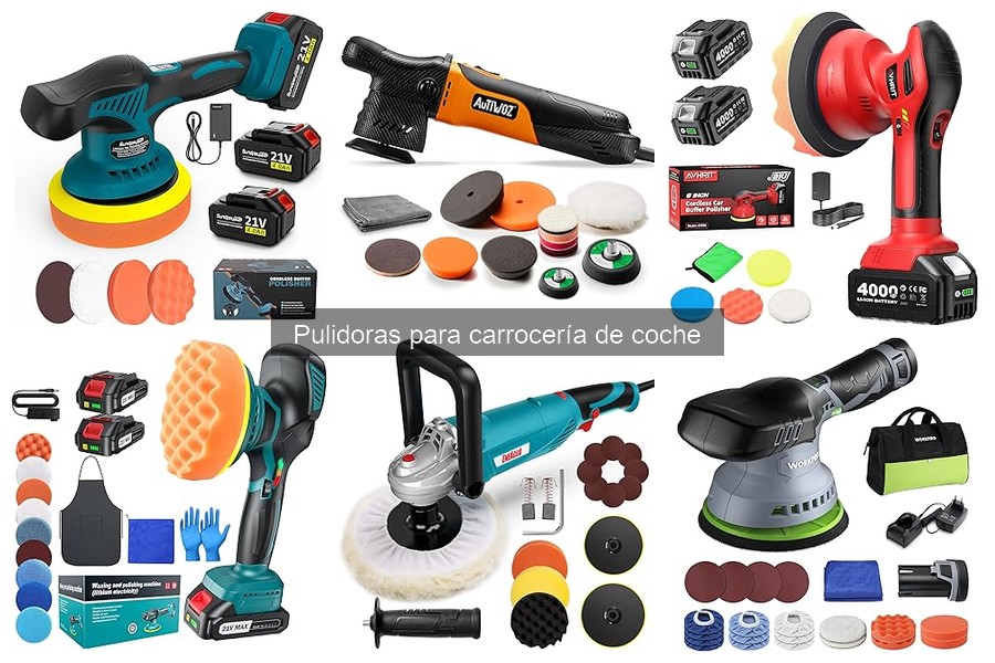 Tipos de Pulidoras para Carrocería de Coche: Guía Completa
