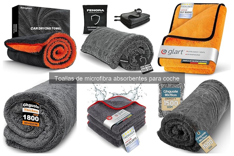Toallas de microfibra absorbentes para coche: ¿Qué son y para qué sirven?