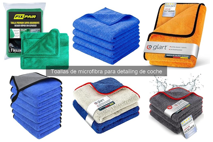 ** Toallas de Microfibra para Detailing de Coche: ¿Qué Son?