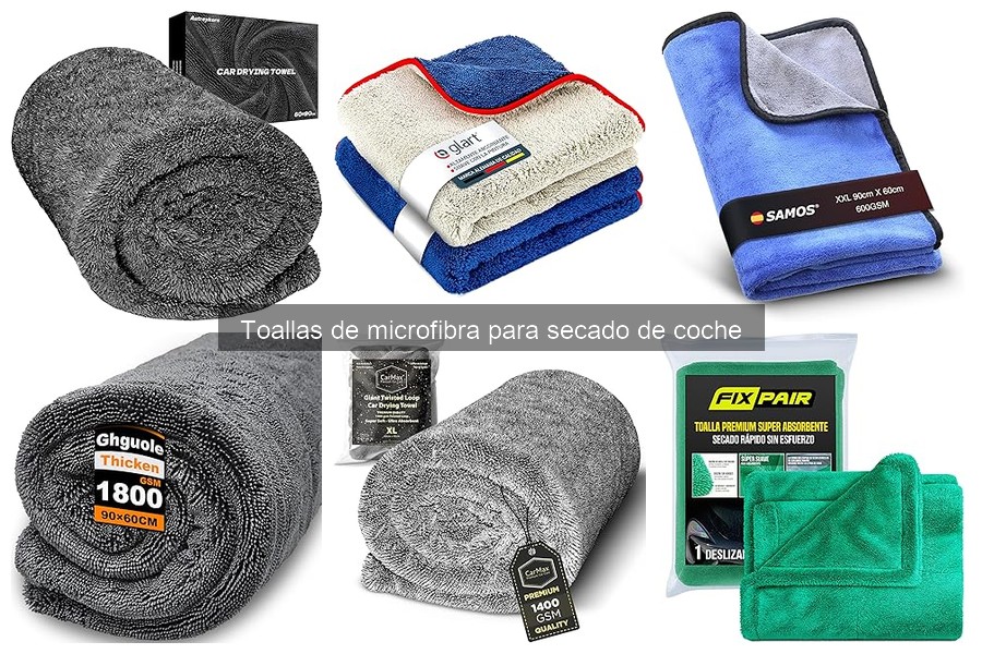 Toallas de Microfibra para Secado de Coche: Beneficios y Usos