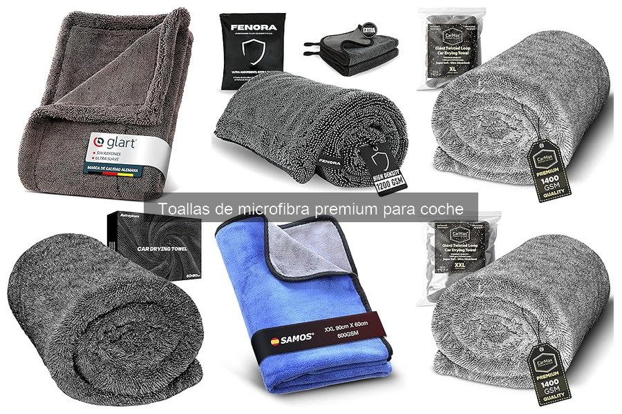 Toallas de microfibra premium para coche: ¿Qué son y sus beneficios?