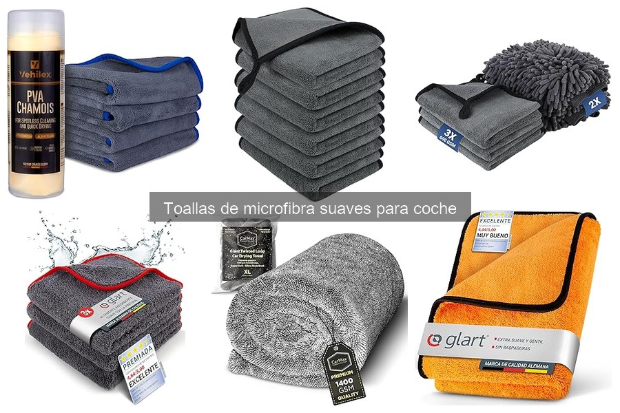 Toallas de microfibra suaves para coche: ¿qué son y beneficios?