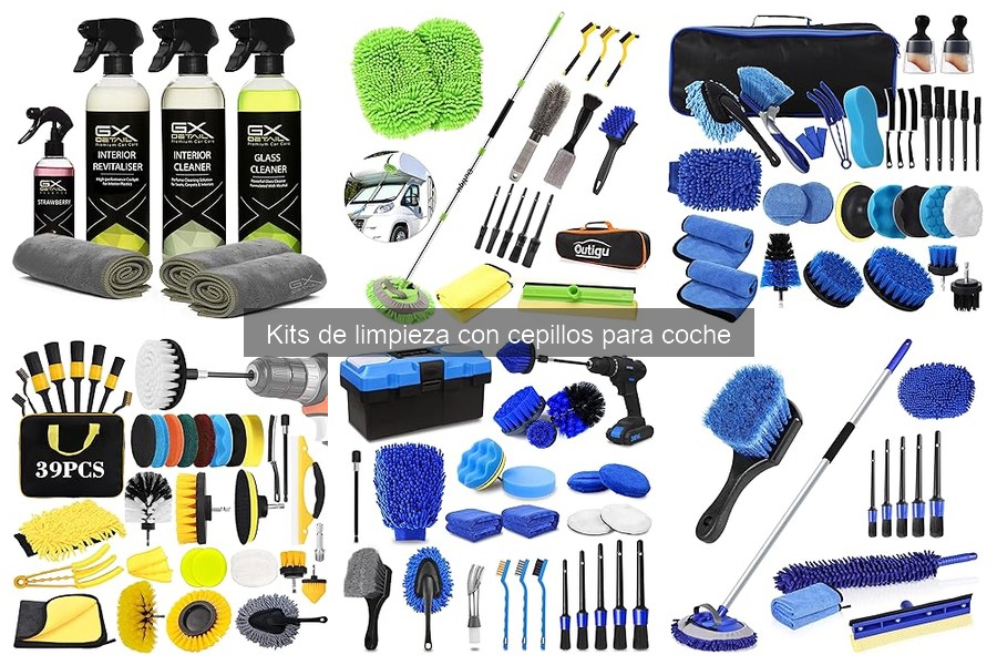 Todo sobre kits de limpieza con cepillos para coche