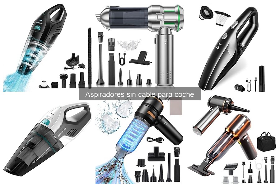 Todo sobre los aspiradores sin cable para coche