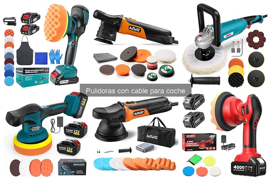Todo sobre pulidoras con cable para coche: Ventajas y más