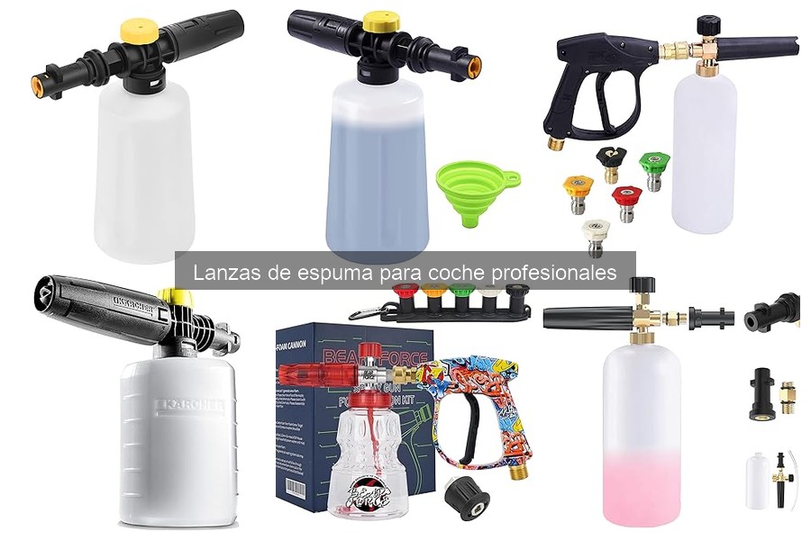Ventajas de la Lanza de Espuma Profesional para Limpiar Coches