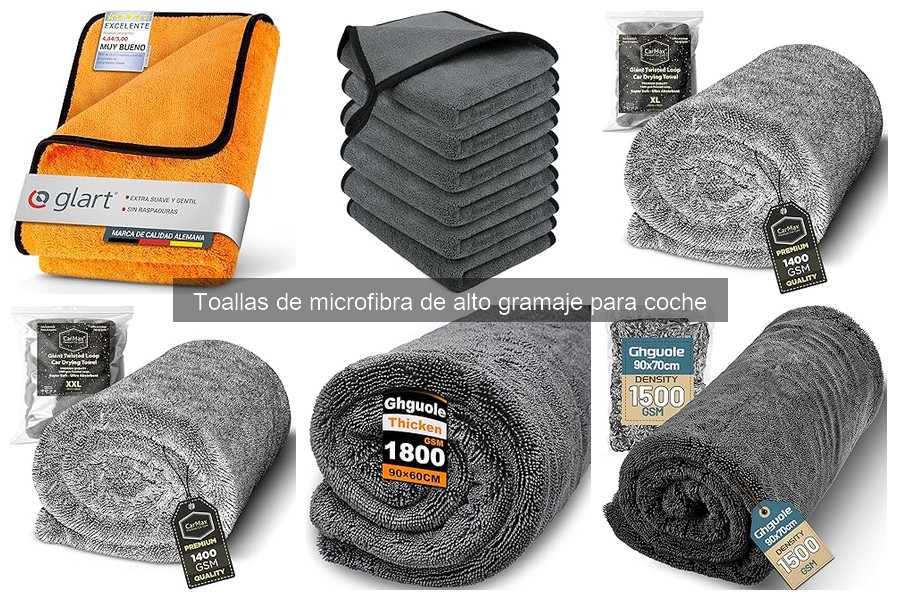 Ventajas de las Toallas de Microfibra de Alto Gramaje para Limpiar el Coche