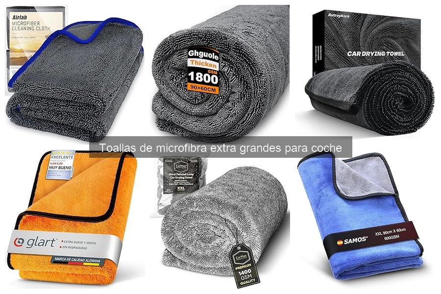 Ventajas de las Toallas de Microfibra Extra Grandes para Coche