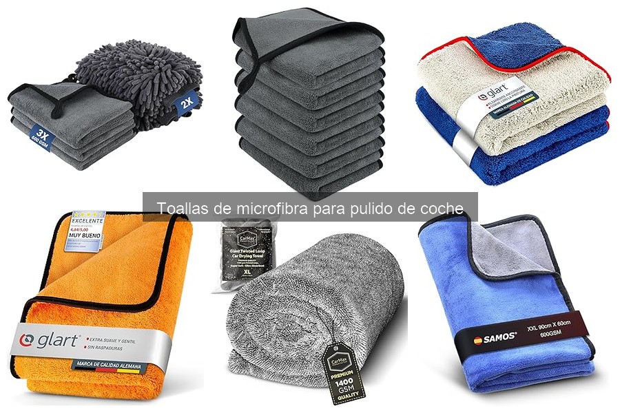 Ventajas de las toallas de microfibra para pulido de coche