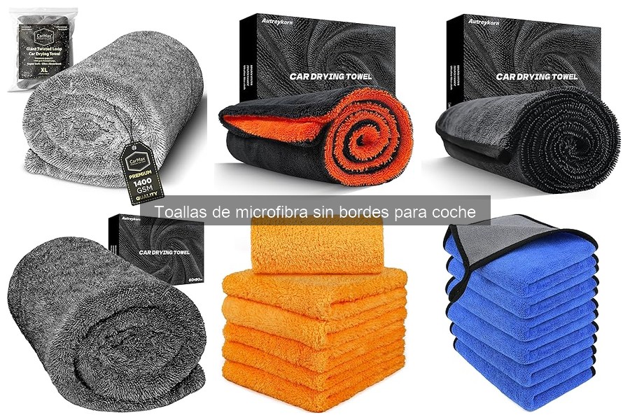 Ventajas de las toallas de microfibra sin bordes para coche